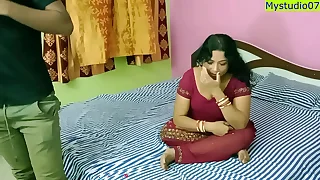 Indian Hot xxx bhabhi having sex with aphoristic penis boy&excl; She is not happy&excl;